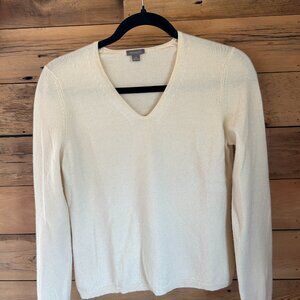 Ann Taylor cashmere cotton blend sweater